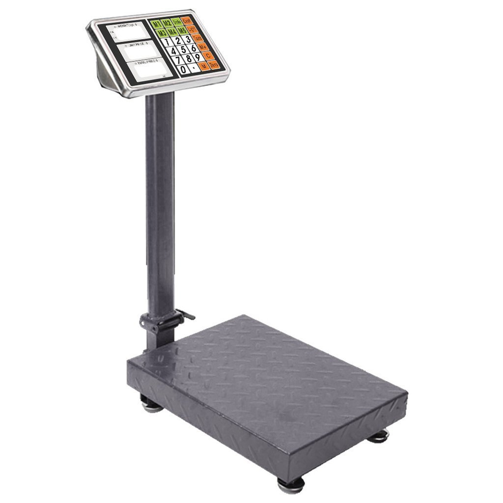150kg Electronic Digital Platform Scale - Black