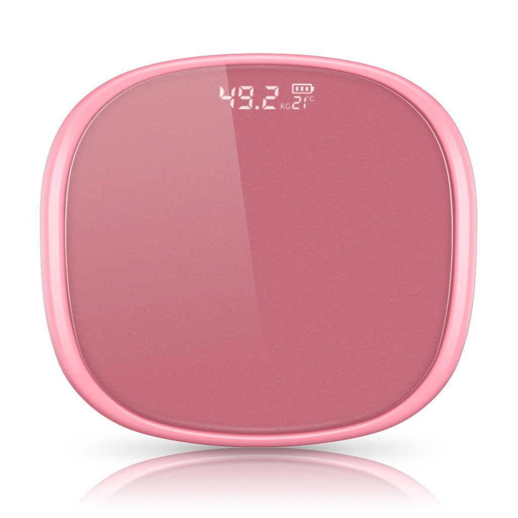 180kg Digital Fitness Electronic Scales - Rose