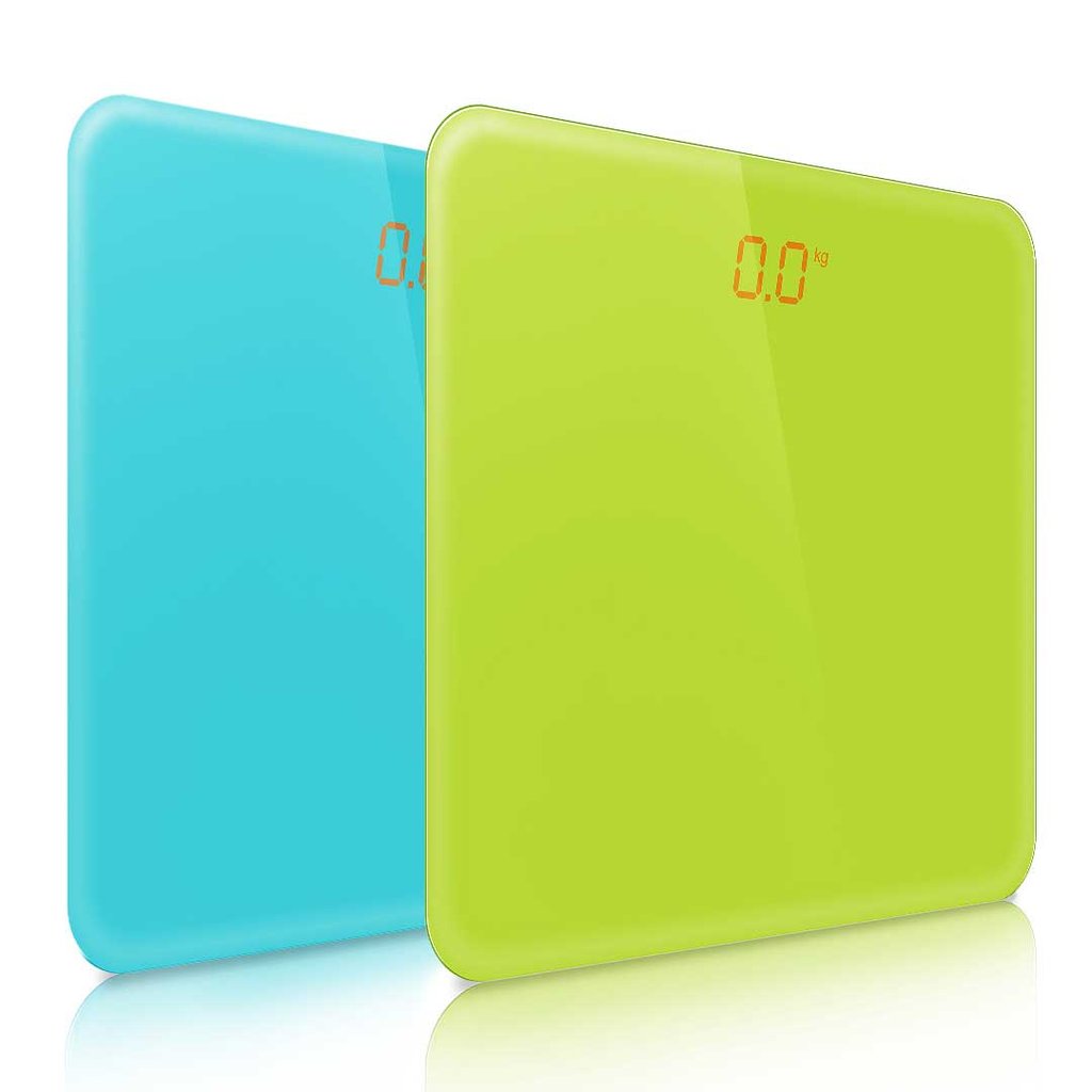 2-x-180kg-digital-lcd-electronic-scale-greenblue-factory-to-home-733141 2x 180kg LCD Electronic Digital Scale - Green/Blue
