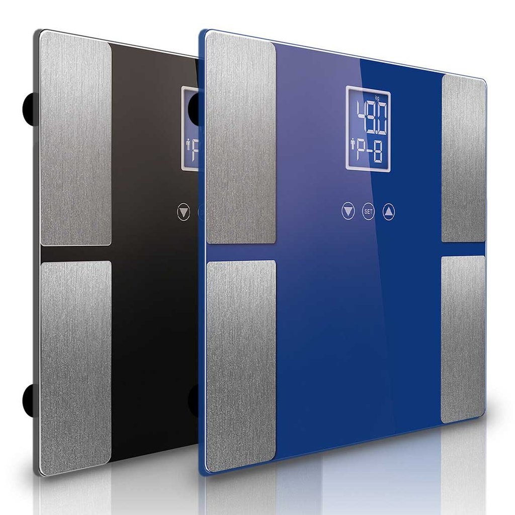 2-x-digital-body-fat-bathroom-scales-lcd-blackblue-factory-to-home-340603 2 x Digital Body Fat Bathroom Scales - LCD - Black/Blue