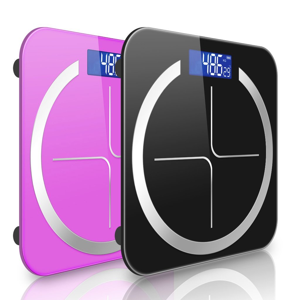 2x-180kg-digital-lcd-electronic-scales-blackpink-factory-to-home-535121 2X 180kg Digital LCD Electronic Scales - Black/Pink