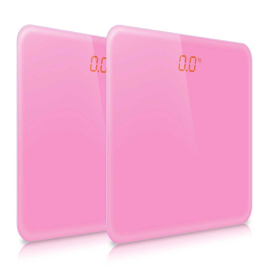 2x-180kg-digital-lcd-electronic-scales-pink-factory-to-home-519118 2x 180kg Digital LCD Electronic Scales - Pink