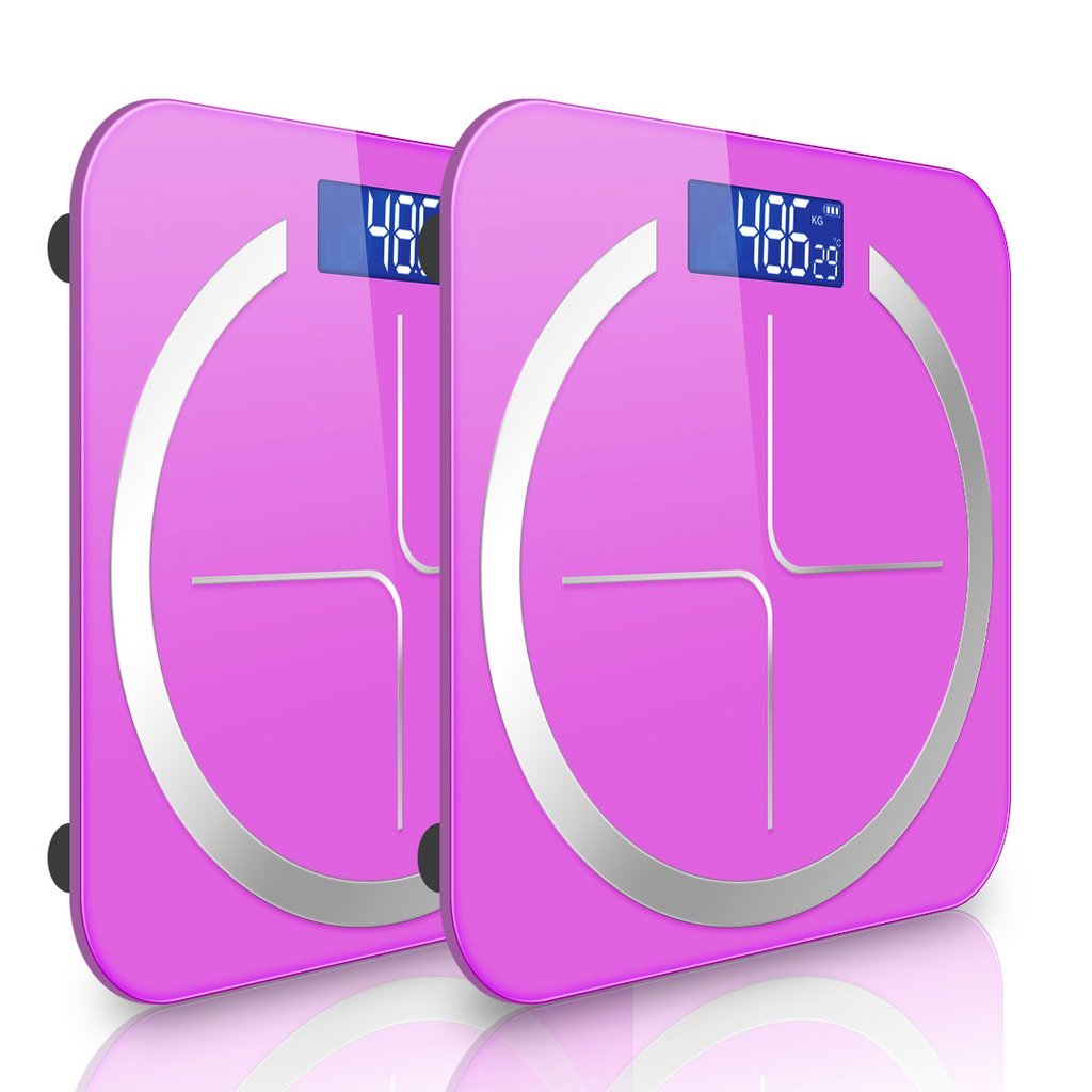 2x-180kg-digital-lcd-electronic-scales-pink-factory-to-home-691926 2X 180kg Digital LCD Electronic Scales - Pink