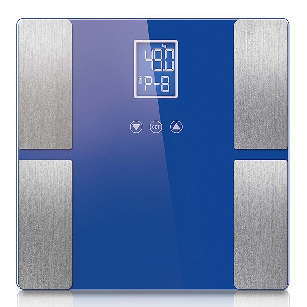 Digital Body Fat Scale - LCD - Blue