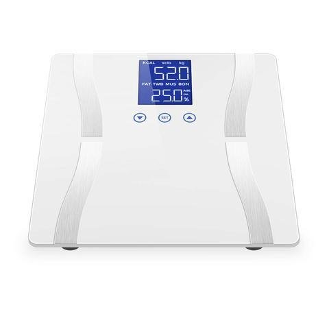 Digital Body Fat Scale - LCD - White