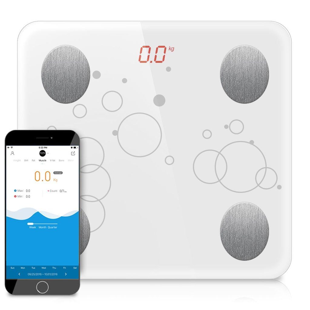 wireless-bluetooth-digital-body-fat-scalehealth-analyser-white-factory-to-home-253173 Wireless Bluetooth Digital Body Fat Scale/Health Analyser - White