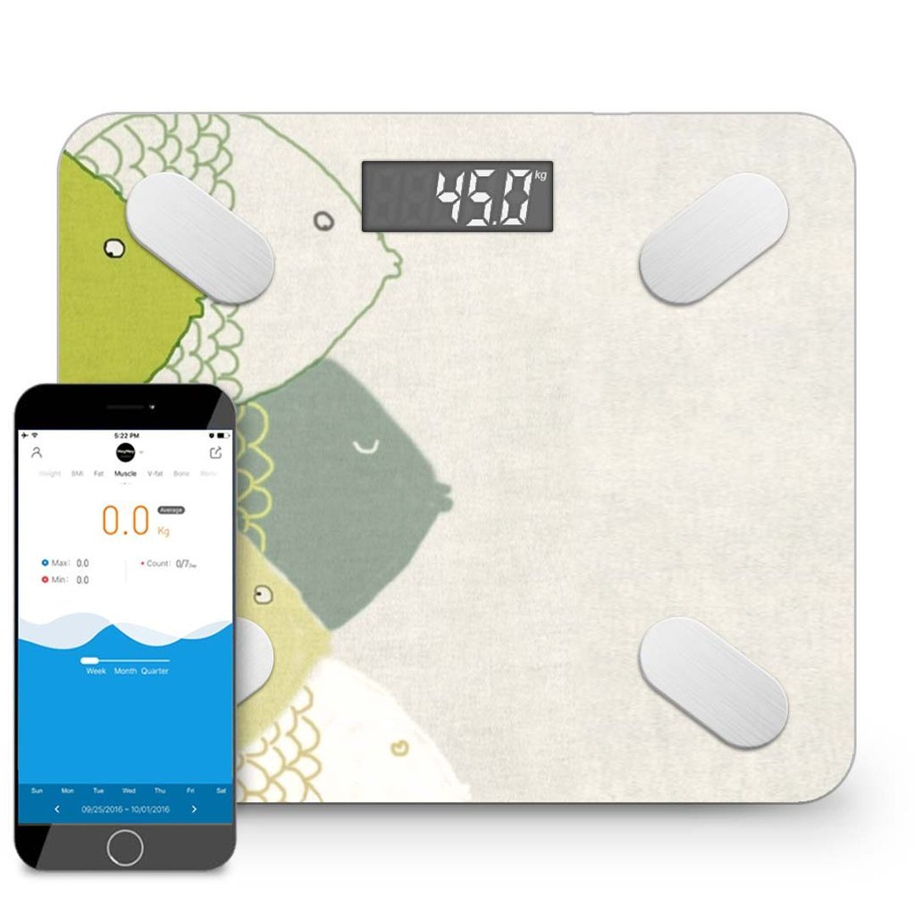 Wireless Bluetooth Digital Body Fat Scale/Health Analyzer